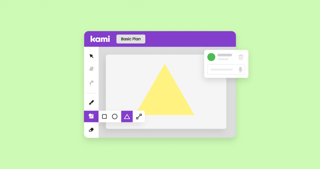 Graphic showing the Kami dashboard