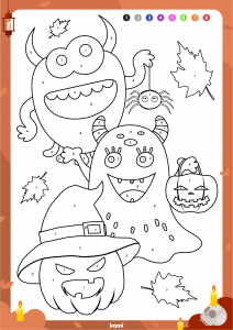 Halloween_Color by Numbers_Portrait