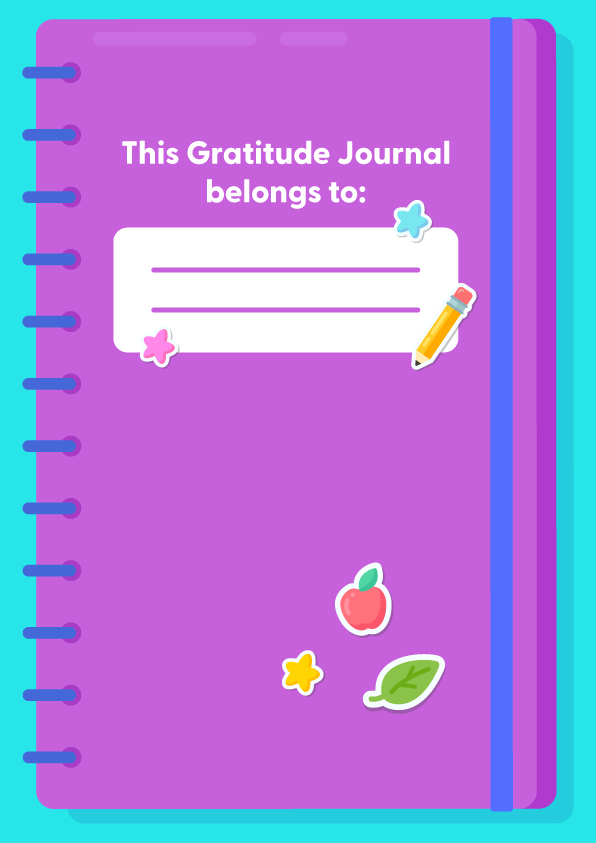 Cover of gratitude journal
