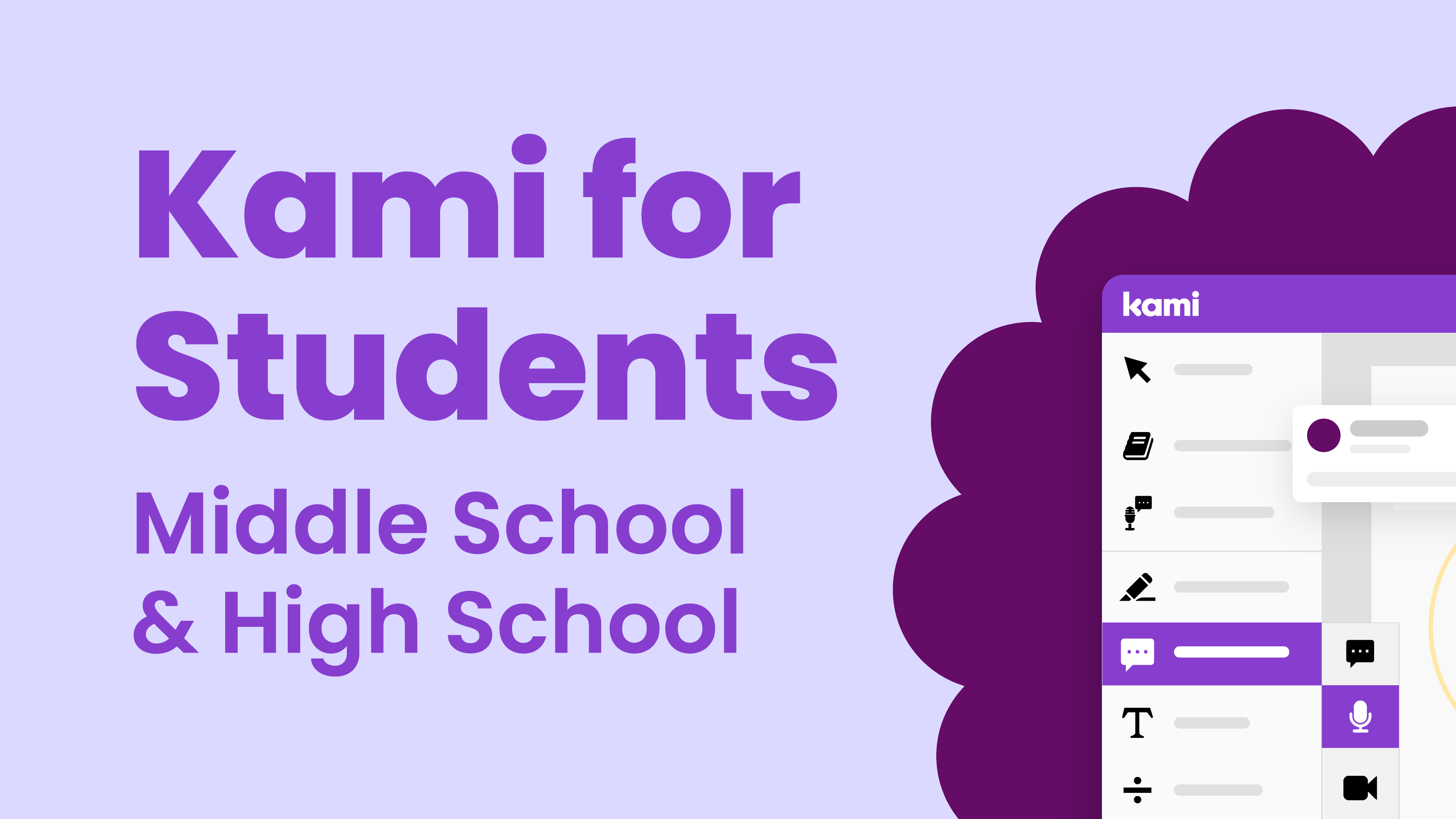 Kami for Students - Middle & High School