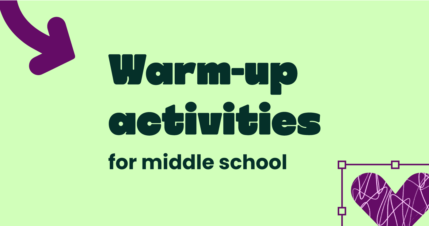 Warm up activities for middle school