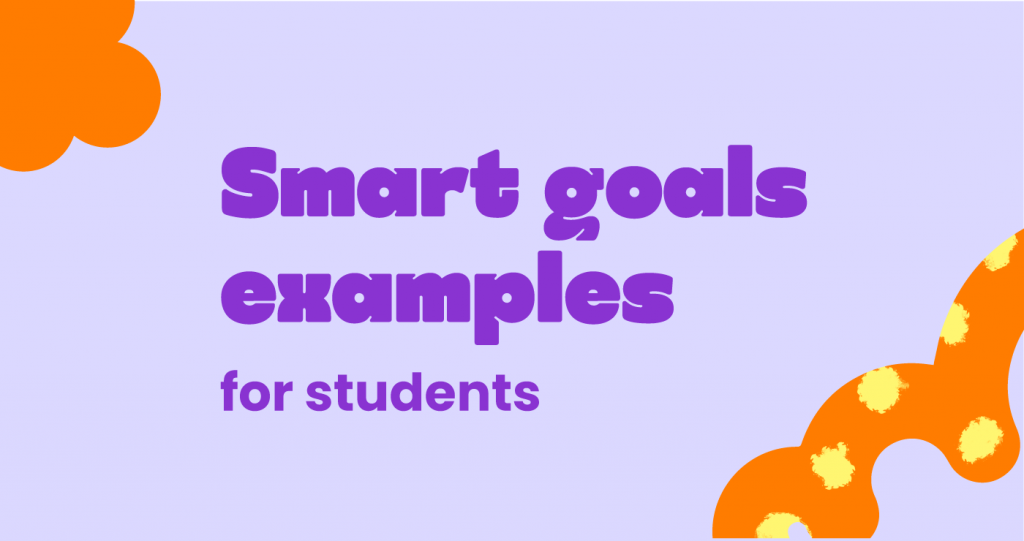 Smart goals examples for students