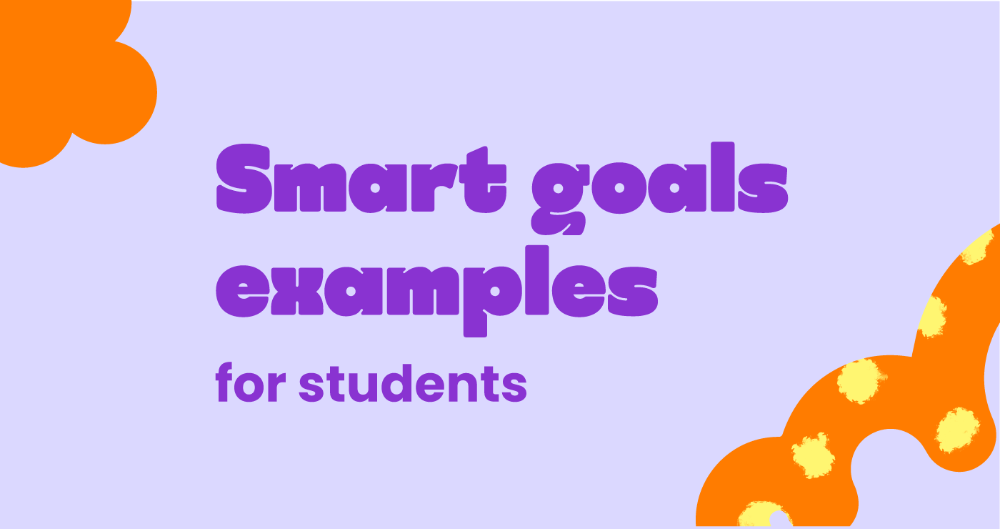 Smart goals examples for students