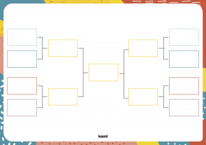 Tournament Template 4 Brackets_ Colored