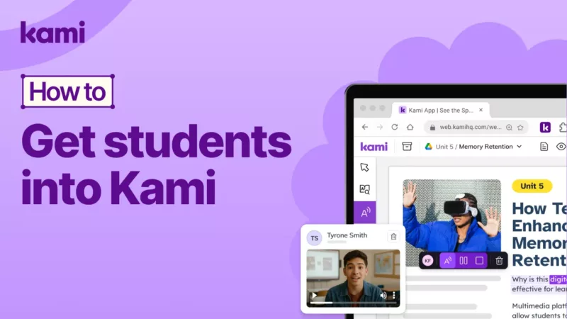 Getting students into kami