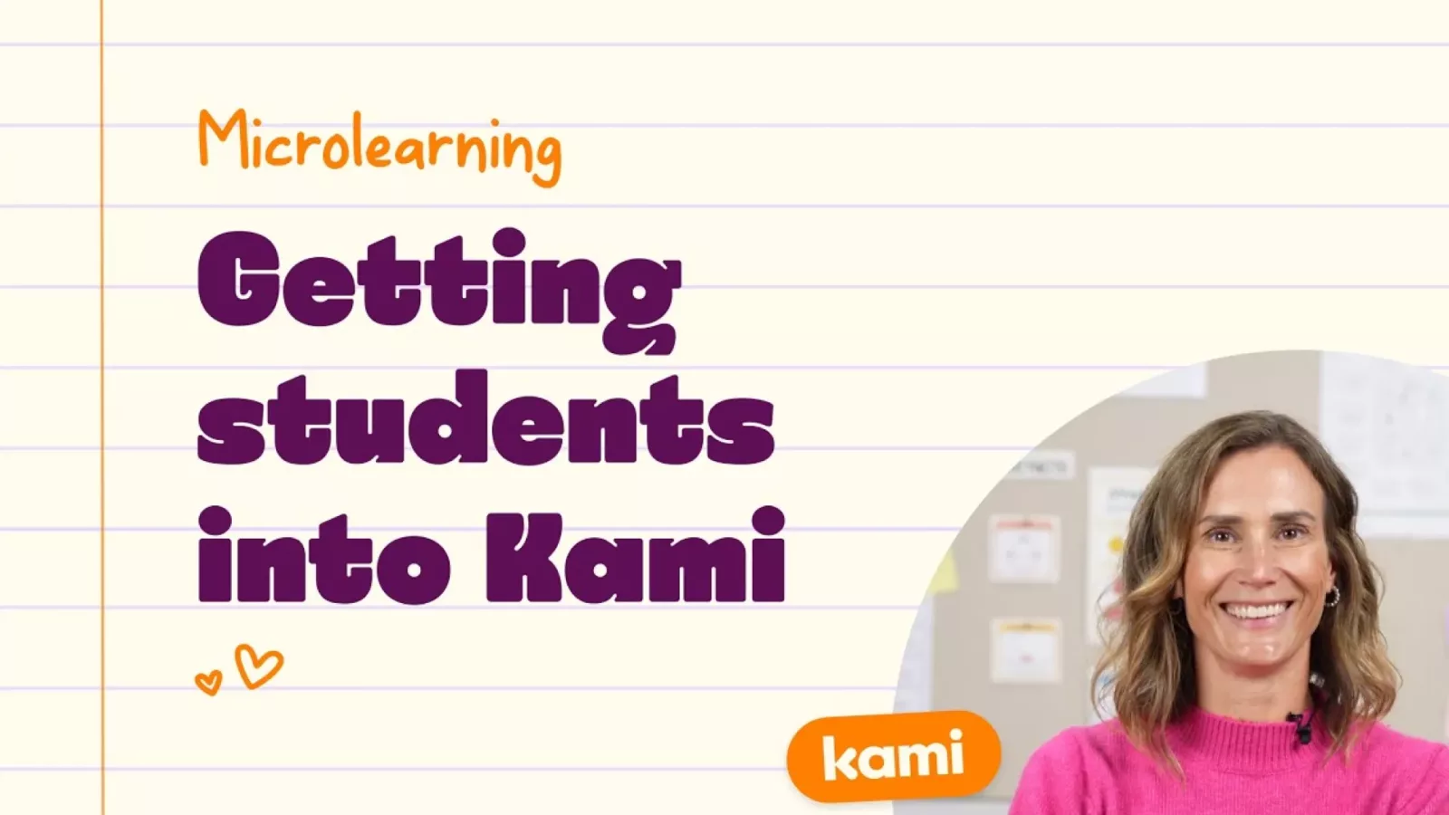 Getting students into Kami