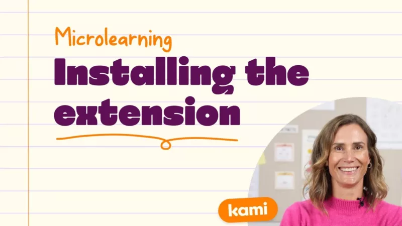 Install Kami extension