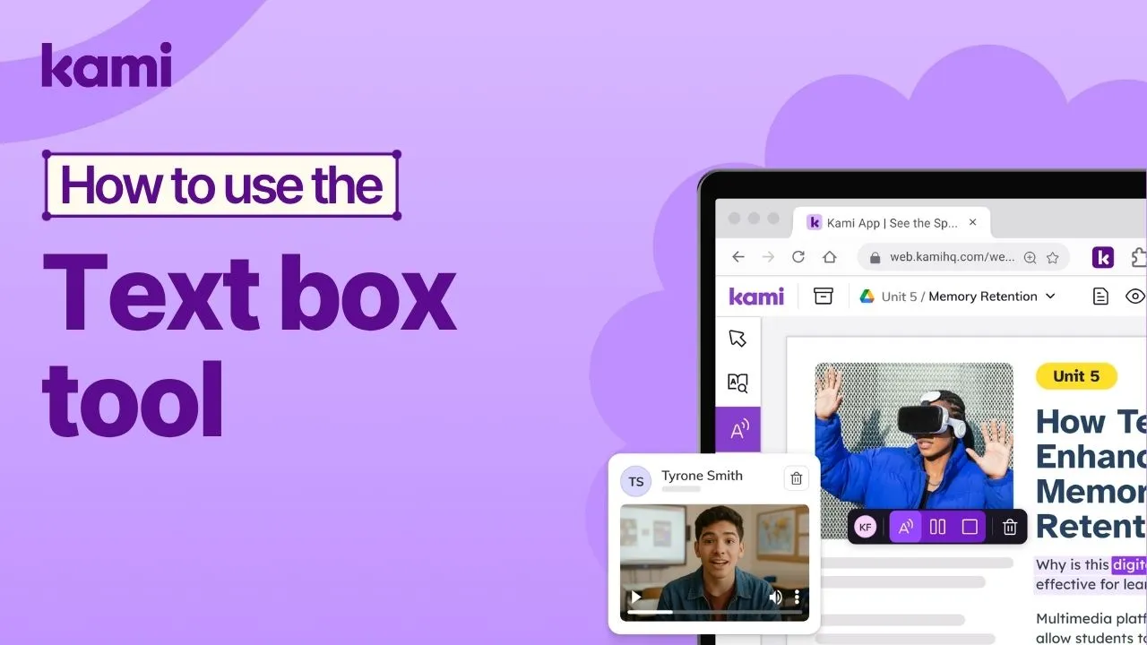 how to use text recognition in Kami app