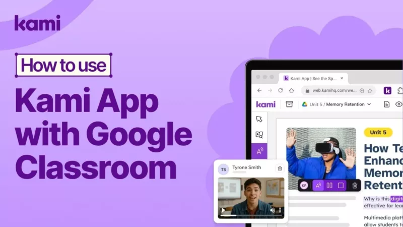 How to use Kami app with Google Classorom