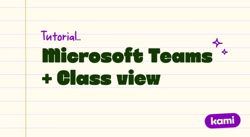 Kami Microsoft teams tutorial