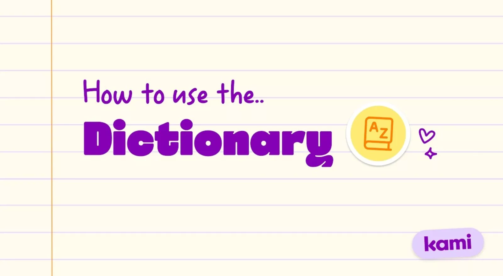 Kami dictionary tool