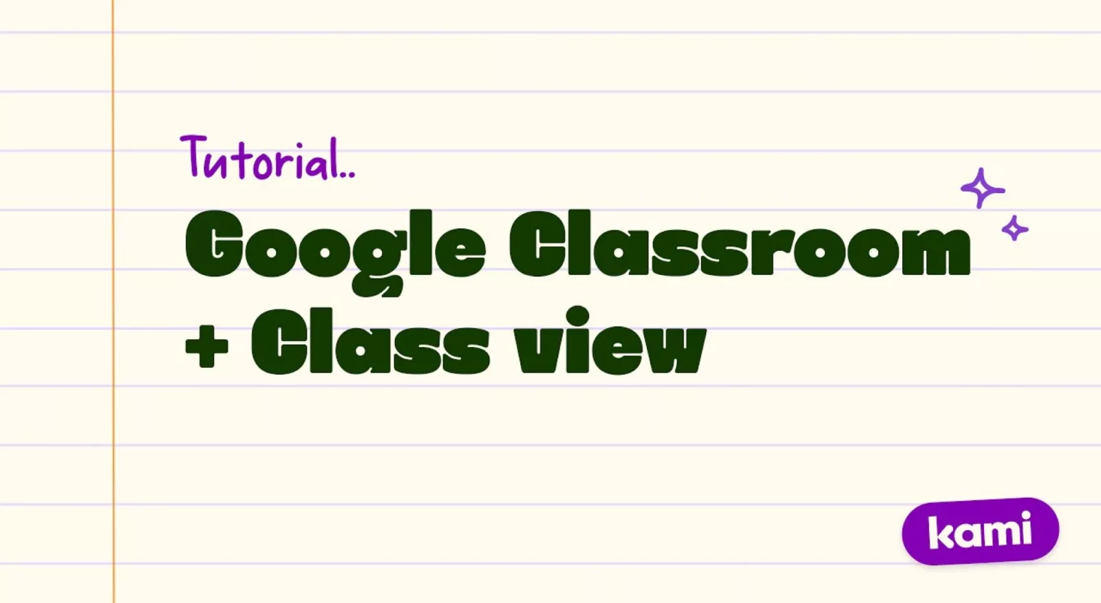 Kami google classroom tutorial thumbnail