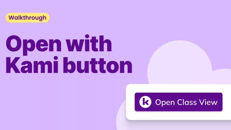 How to open with kami button