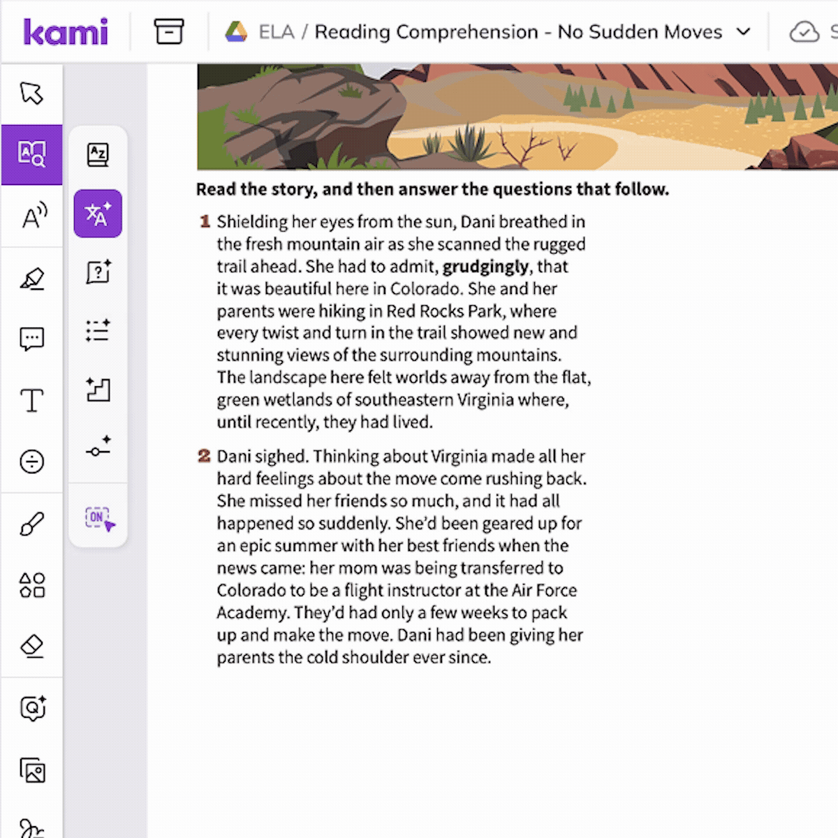 Kami understand tool