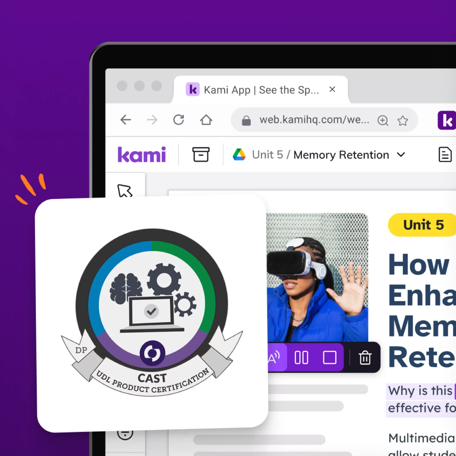 Kami earns its UDL baseline certification