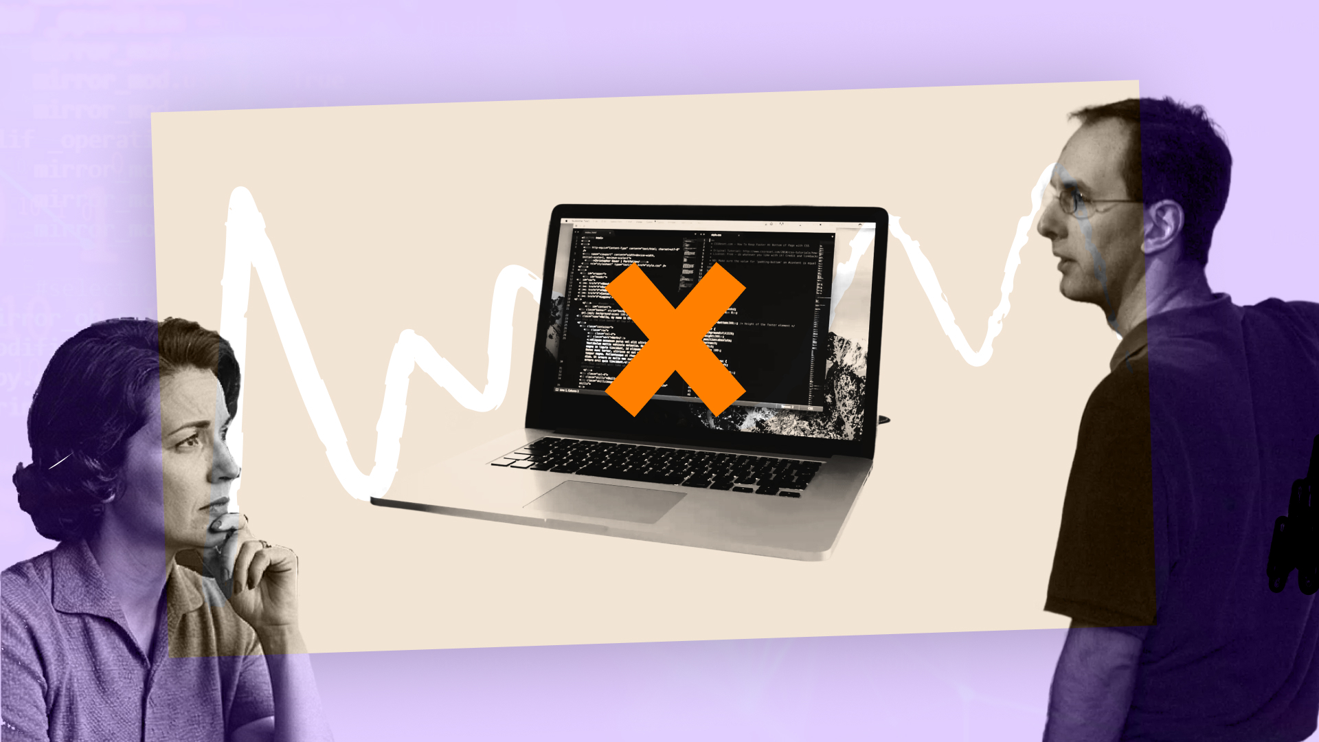 Illustration of educators dealing with anti-technology backlash in schools