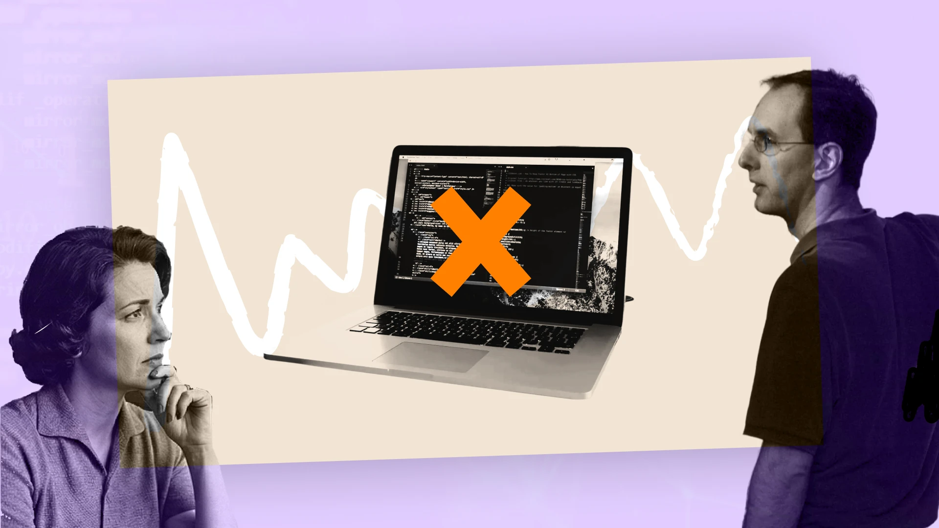 Illustration of educators dealing with anti-technology backlash in schools