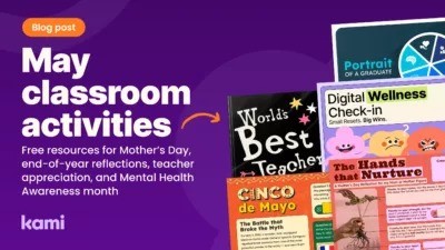 May Classroom Activities