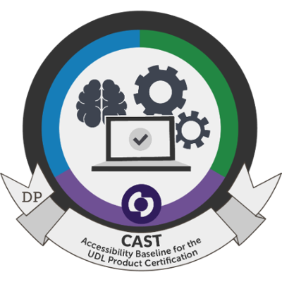 Cast Accessibility seal for UDL products