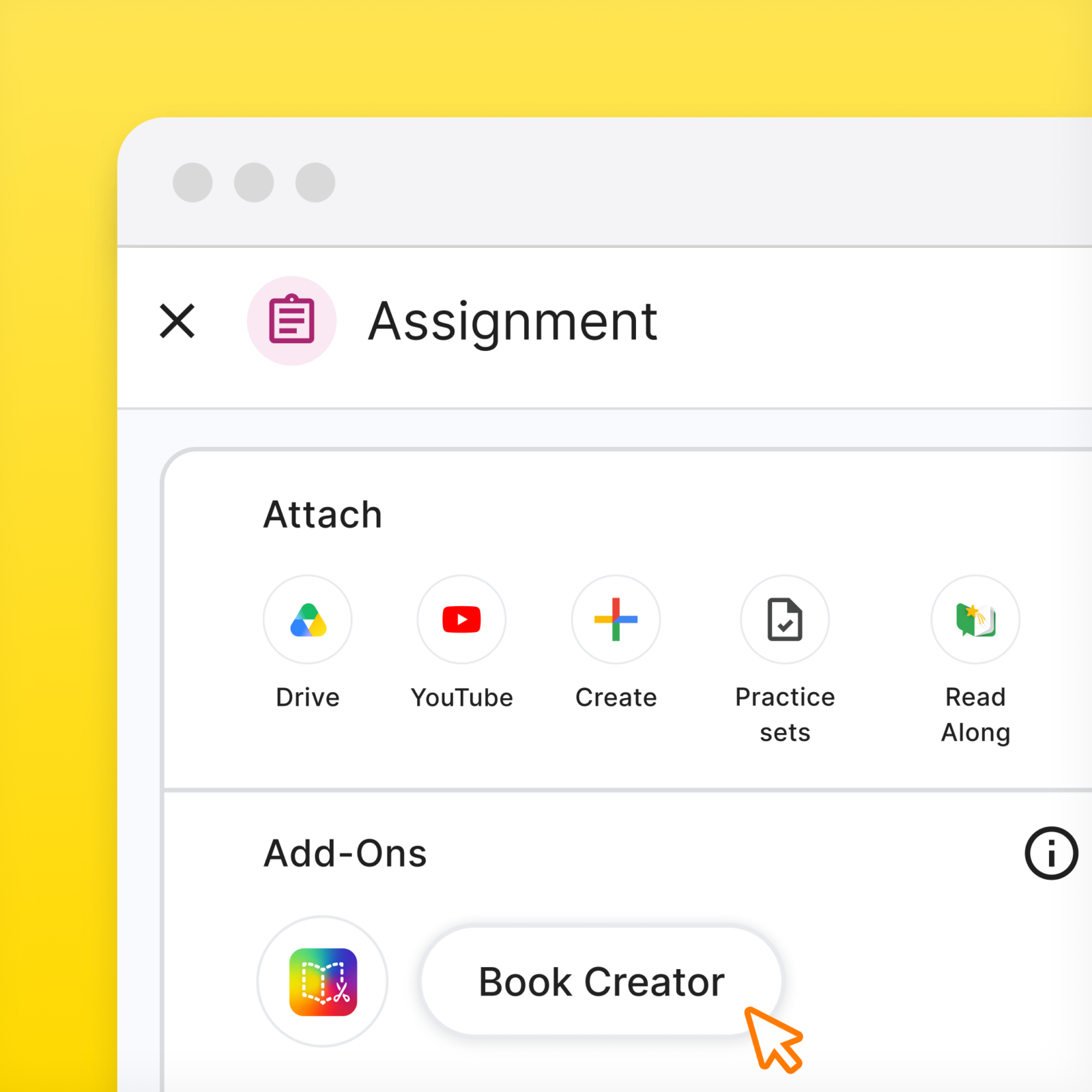 Book Creator Google Classroom Ad-on