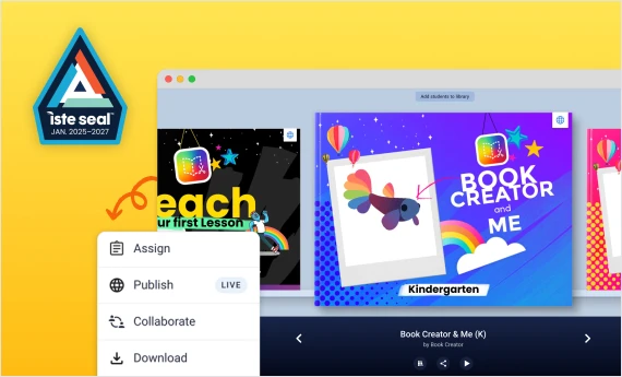 Book Creator product screenshot