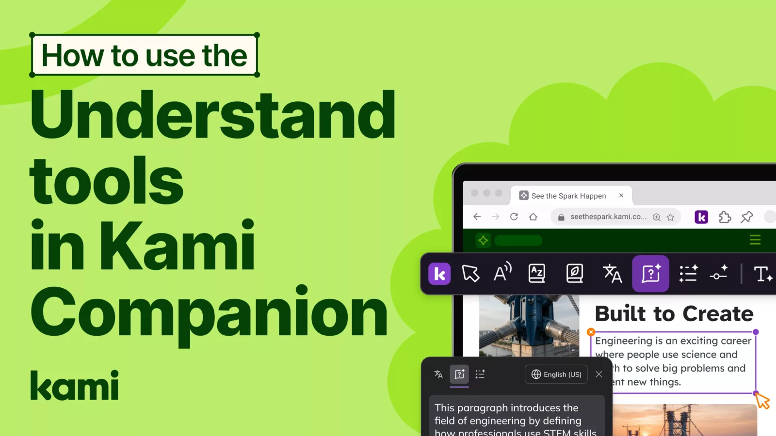 How to use the Kami understand tools