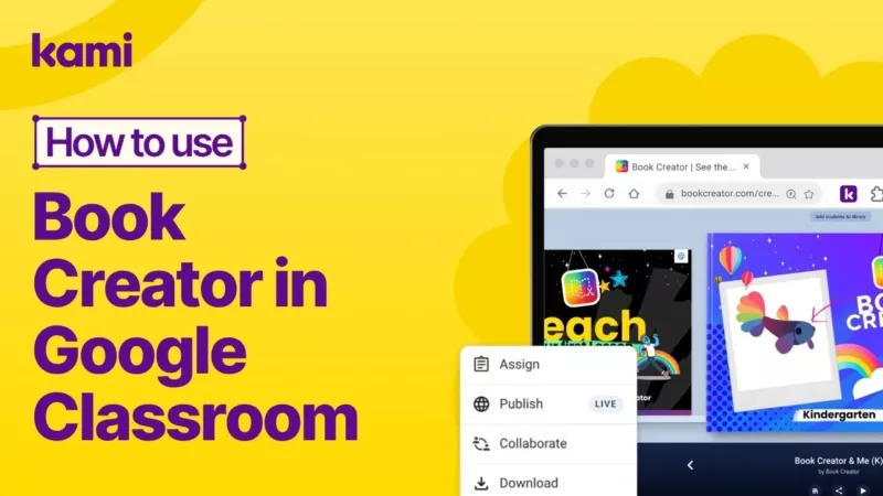 How to use Book Creator in Google Classroom