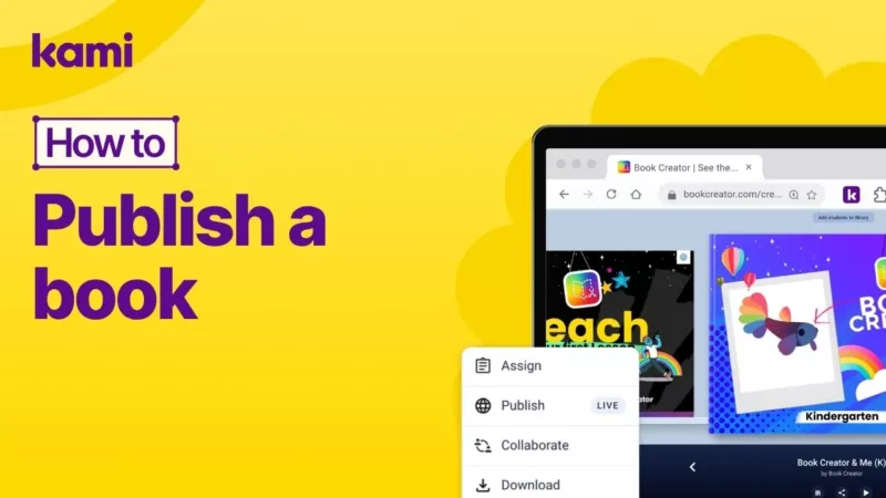 How to publish a book creator book online