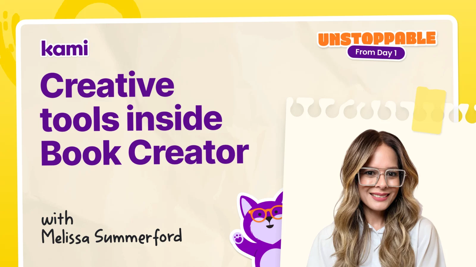 Creative tools inside book creator