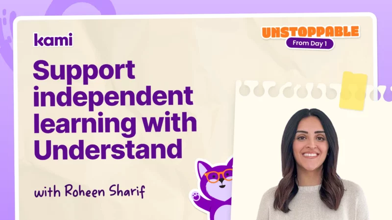 Supporting multilingual learners with the Understand menu