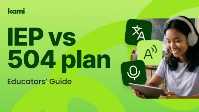 IEP vs 504 Plans