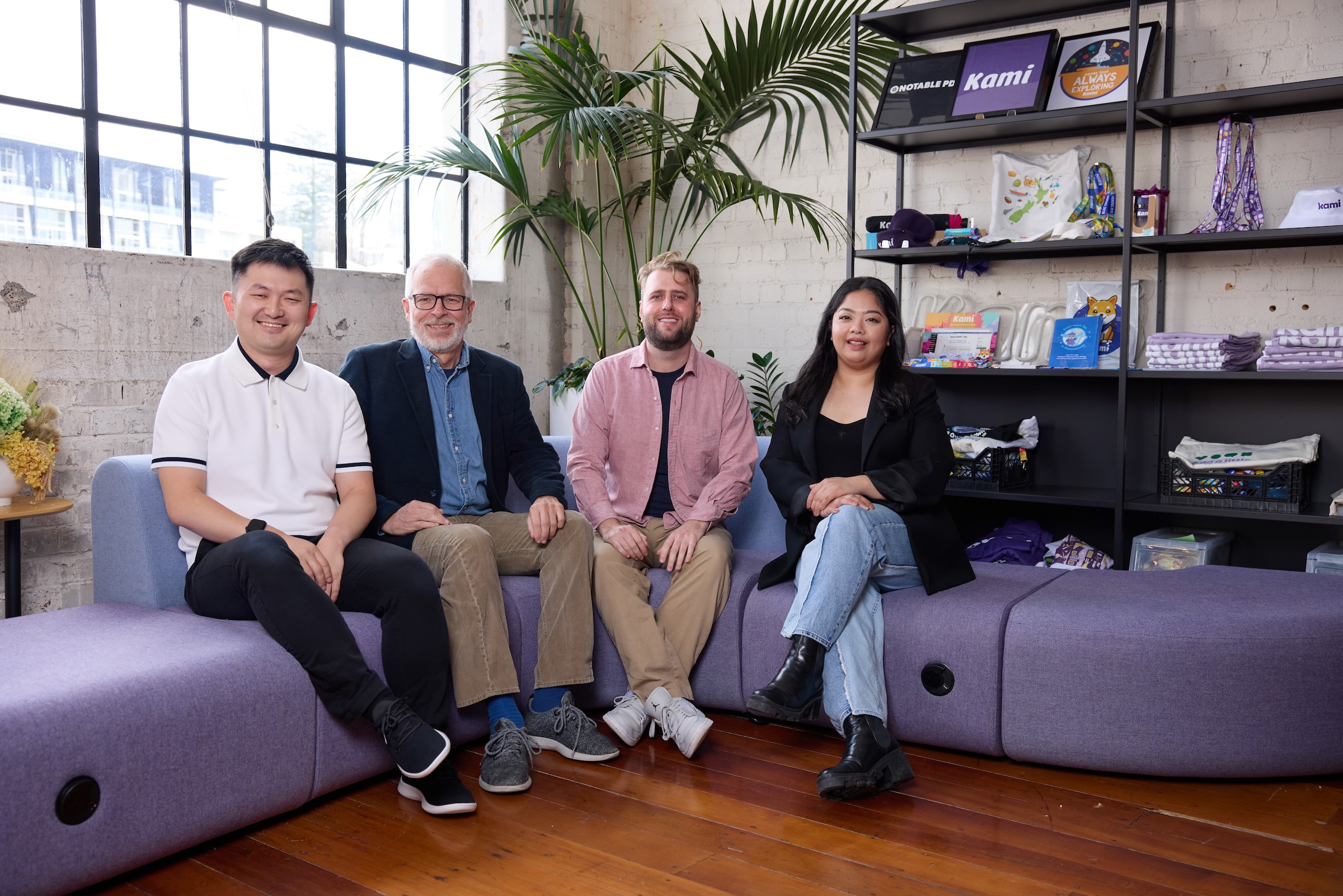 Original founders of Kami - Bob Drummond, Jordan Thoms, Alliv Samson, Hengjie Wang