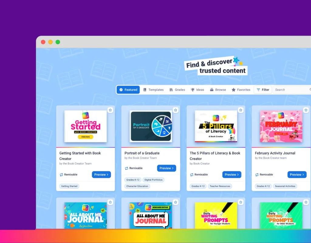 Features for librarians: content