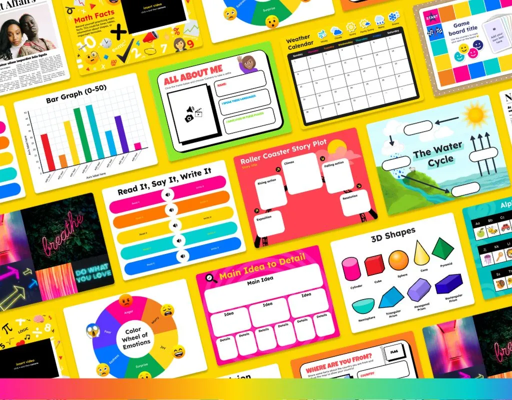 Features for librarians: page templates