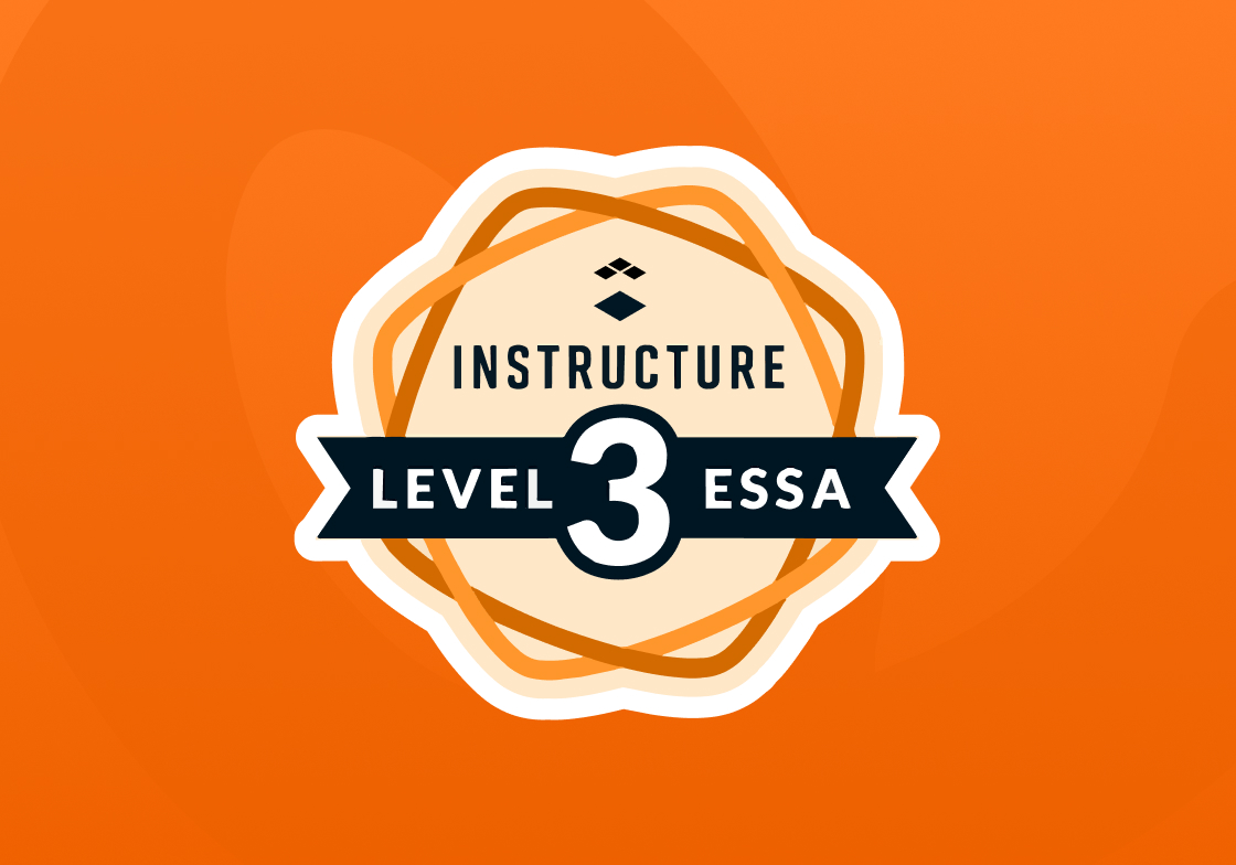 Instructure ESSA Level 3 badge
